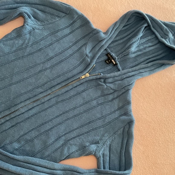 Blue Fashion Nova Hoodie Sweater - Picture 2 of 3